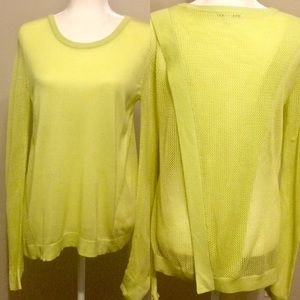 CAbi Split Back Sweater